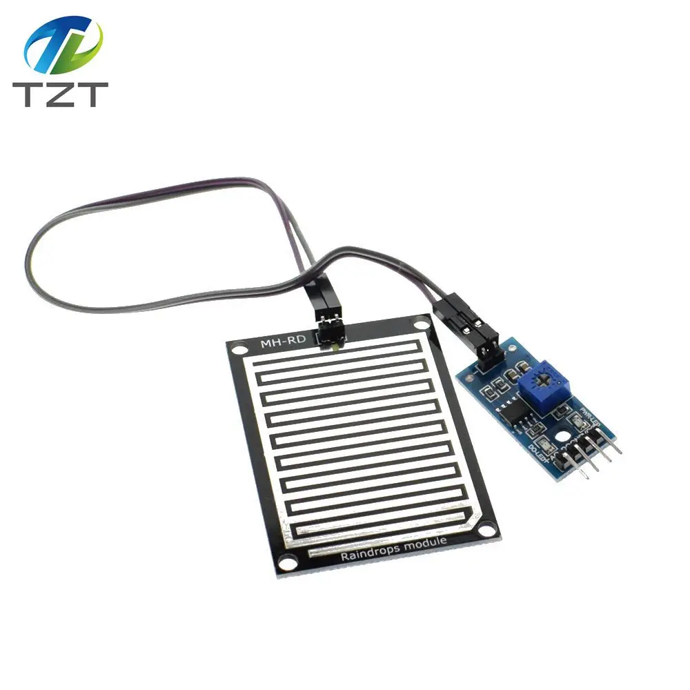 

1set/lot Snow / Raindrops Detection Sensor Module Rain Weather Module Humidity For Arduino