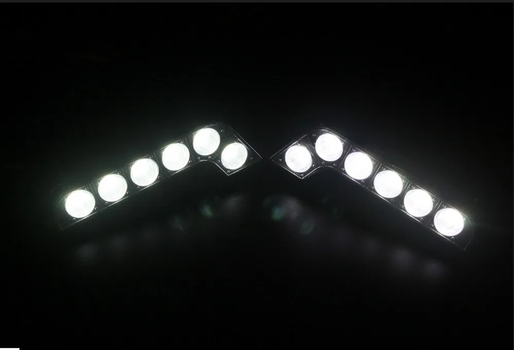 

2pcs/lots Free shipping New Universal super bright wide voltage aluminium 36W high power LED DRL day time running fog lights