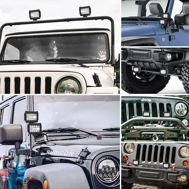 LED Pods Offroad Town 4'' 120W LED Work Light OSRAM Off road Driving Lights Spot Flood COMBO Fog lights Waterproof LED Cubes LED Pods Offroad Town 4'' 120W LED Work Light OSRAM Off road Driving Lights Spot Flood COMBO Fog lights Waterproof LED Cubes