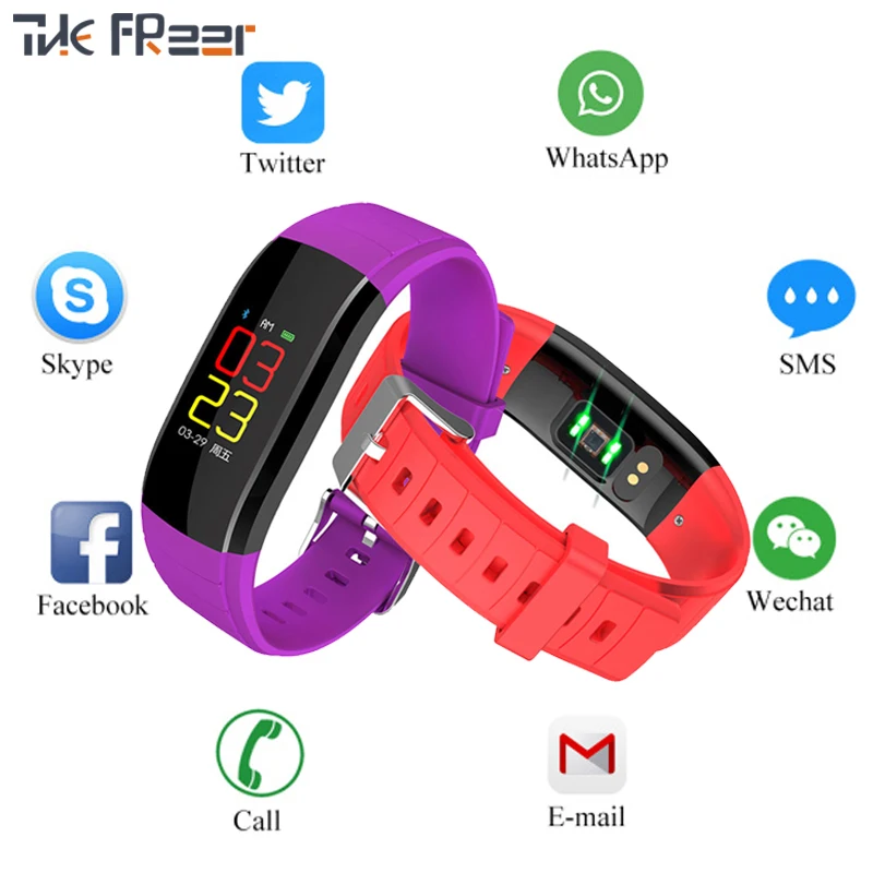 

Smart Watch Pedometer IP67 Waterproof Fitness Tracker Hang Up Call Reminder Sports Bracelet Smartwatch Connect Android IOS