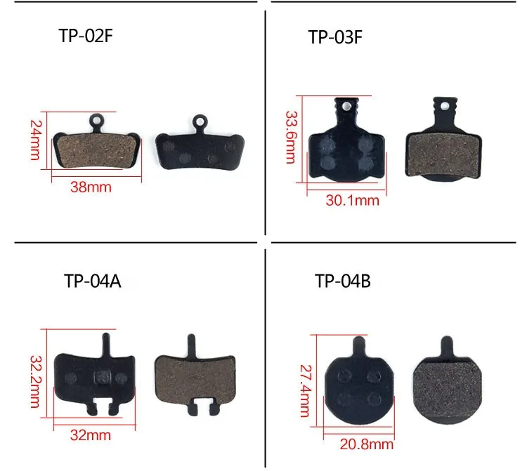 WasaFire, 4 пары/партия, полуметаллические тормозные колодки для shimano xt/sram/avid/magura/hayes/formula/tektro, гидравлические дисковые Тормозные колодки для велосипеда