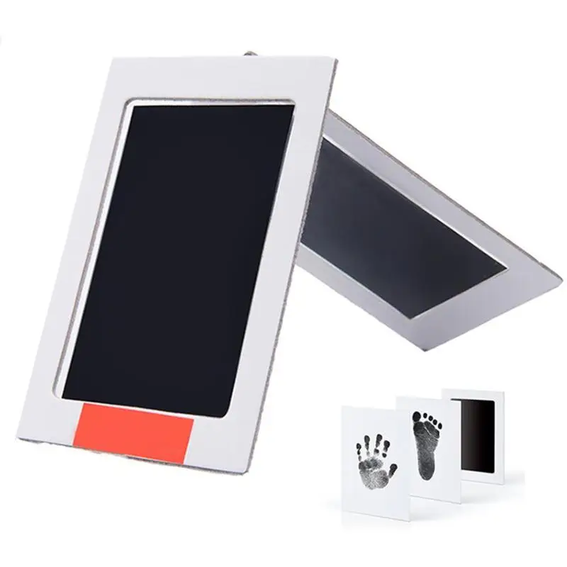

Baby Care Non-Toxic Baby Photo frame DIY Handprint Footprint Imprint Kit Baby Souvenirs Casting Clay Print Newborn Ink Pad Toys