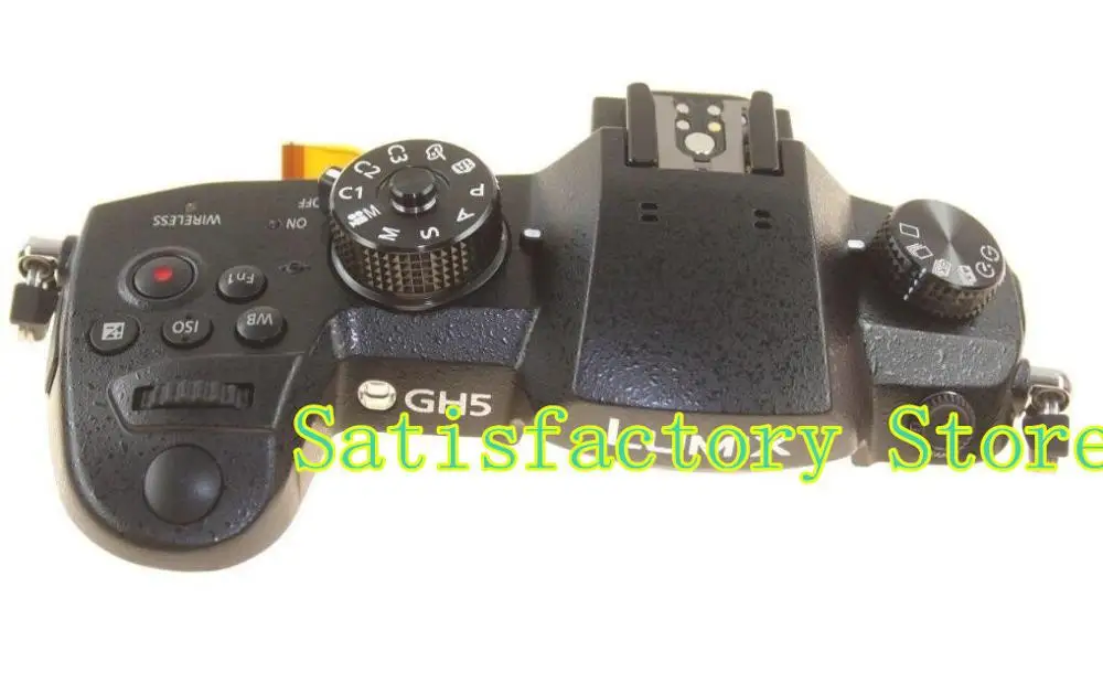 

NEW GH5 GH5S Top Cover Shell Case Mode Dial Shutter Button (Black) 3YM1A561Z For Panasonic DC-GH5 DC-GH5S Camera repair parts