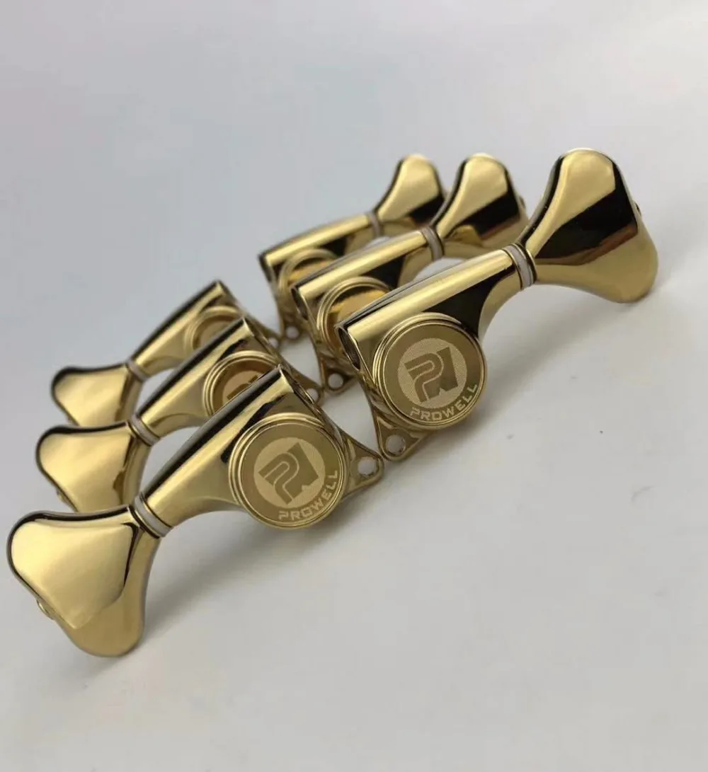 2018 new + Prowell acoustic guitar tuners Gold 1 set 6 pieces tuning