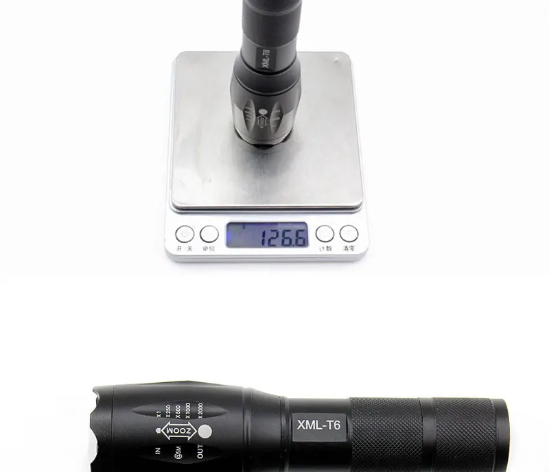 CREE XML E17 T6 Torch Flashlight 2000LM Waterproof Ultra Bright Tactical LED Flash Light Hunting Riding Lamps AAA 18650 (9)