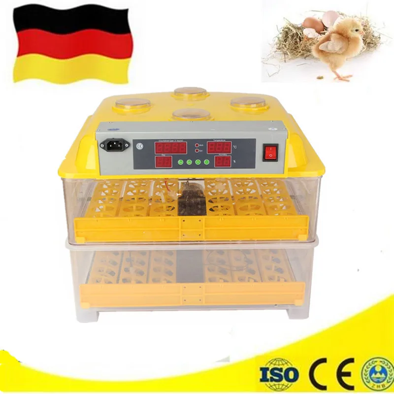 

96 Chicken Eggs Incubator Duck Birds Hatching Machines Mini Small Automatic Brooder Equipment Tools