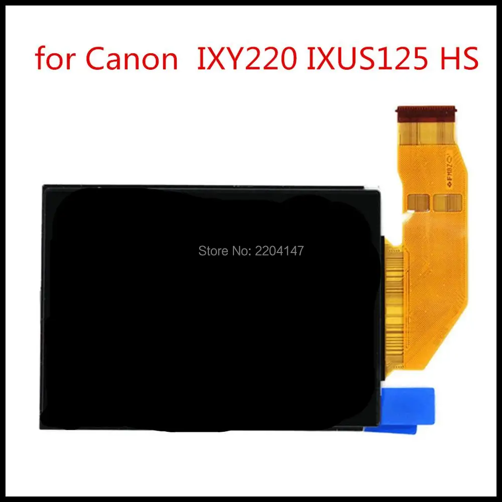 LCD Display Screen For CANON IXUS230 IXUS125 IXY600F IXUS255 IXY610F Camera Without Backlight