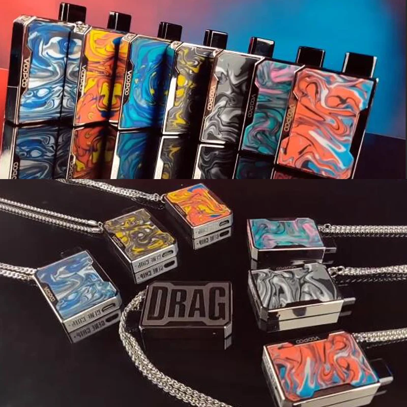

Original VOOPOO DRAG Nano Pod Kit 750mAh battery GENE Chip 1ml Refillable Cartridge Smart Indicator Ecig Vape Kit VS Drag 2/Nord