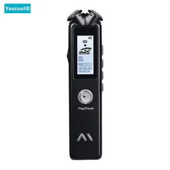 

Yescool A20 Mini Digital audio voice Recorder dictaphone Smart Voice Activated MP3 music player Black Blue White Pink option