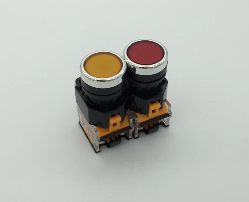 Spring Return Switch 22mm 1NO+1NC Without Lamp Momentary Industrial