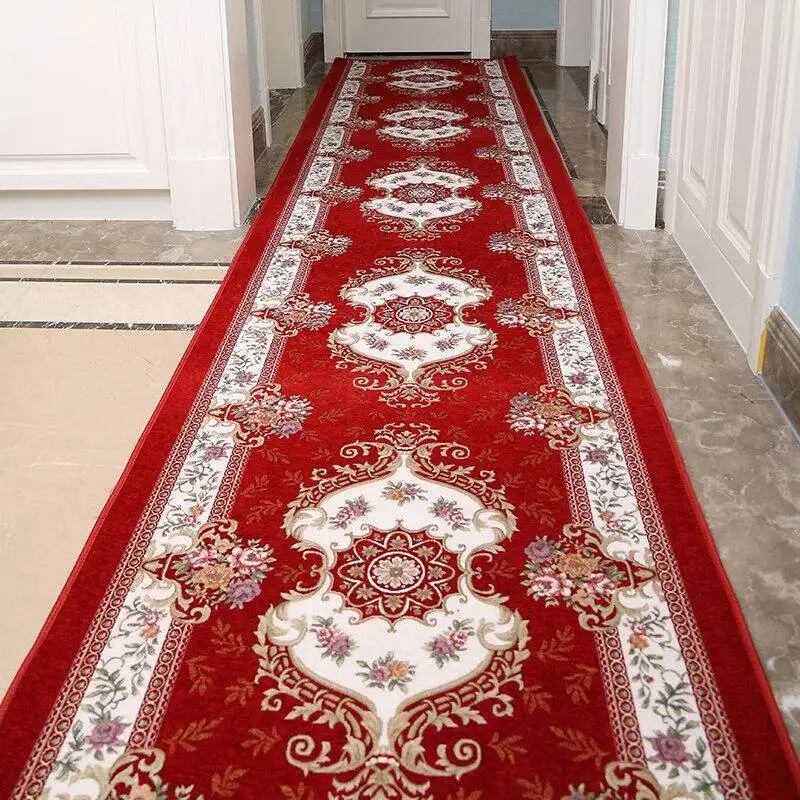 Europe Corridor Carpets Hotel Long Aisle Rug Decorative Entrance/Hallway Doormat Anti-Slip Stair Carpet Wedding Floor Rugs Europe Corridor Carpets Hotel Long Aisle Rug Decorative Entrance/Hallway Doormat Anti-Slip Stair Carpet Wedding Floor Rugs