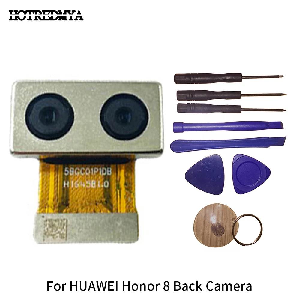 

Rear Back Camera For Huawei Honor 8 Big Facing Main Camera Module Flex Cable Replacement Parts + Tools