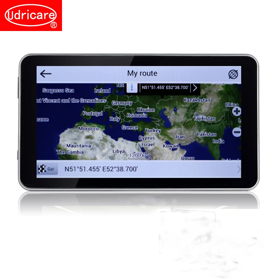 Udricare 7 дюймов Android gps навигация автомобиль грузовик 16 Гб четырехъядерный WiFi
