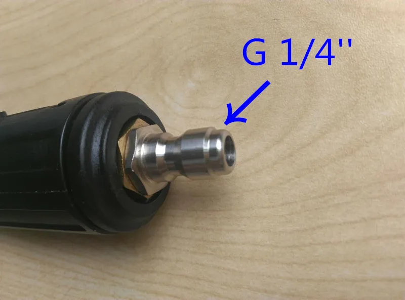 Высокое качество автомойка пистолет сопло с G1/" быстроразъемный штекер распылитель головка кончик плоский тип и тип линии