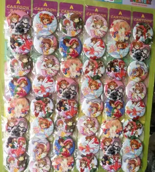 

Lot 3 sheets 144 Pcs cartoon Japanese anime Badge Button Pins Party Gifts Diameter 5.8 CM QW105