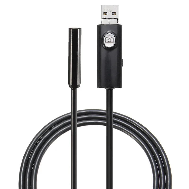 5.5 мм USB эндоскопа 6LED IP67 Водонепроницаемый Бороскоп Инспекции Камера для Android-смартфон ПК ноутбук с 1 м- 5 м гибкий кабель