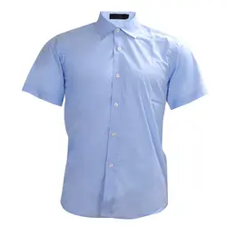 Новая модная мужская рубашка с коротким рукавом мужские рубашки летние рубашки 9 Цвета, 4 Размеры