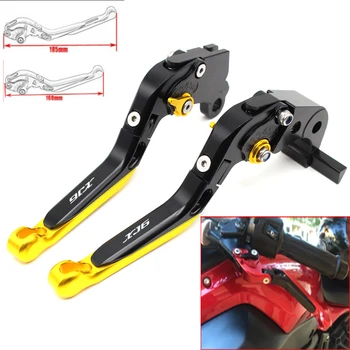 

Motorcycle CNC Adjustable Foldable brake Clutch Levers for Yamaha XJ6 DIVERSION 2009 2010 2011-2014 2015 with Logo(xj6)