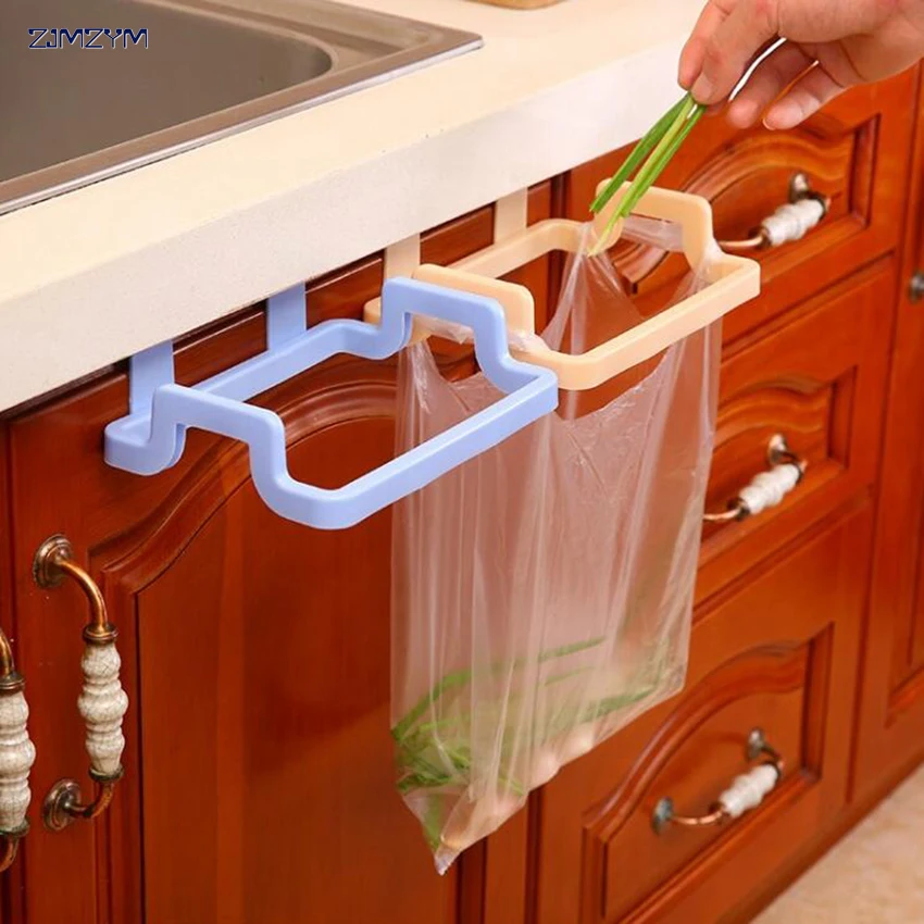 New Portable Kitchen Hanging Trash Rubbish Bag Holder