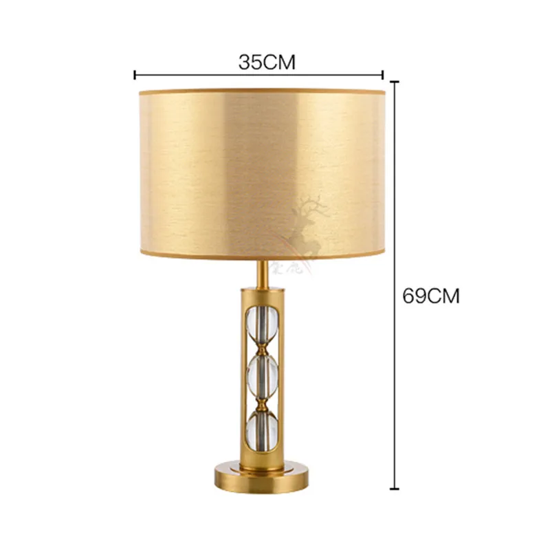 Copper Crystal Table Lamp 6