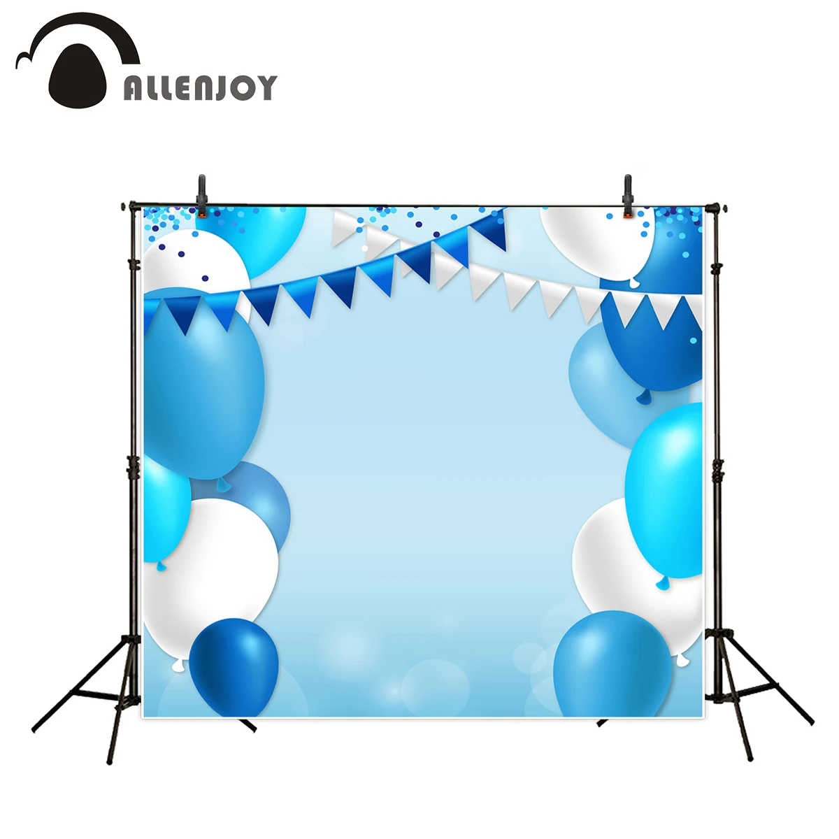 Allenjoy Photography Backdrop Blue Dots Flags Balloon Party Birthday Photobooth Photo Studio Newborn Original Design Backdrop Design Design Backdropsphotography Backdrops Aliexpress