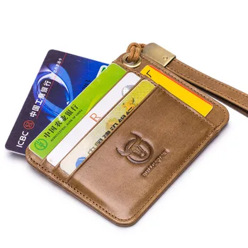 

New Vinage Genuine Leather Credit Card&ID Card Holder Wallet Business Bank Card Bag Case Coin Purse Unisex Men&Women 9 pockets
