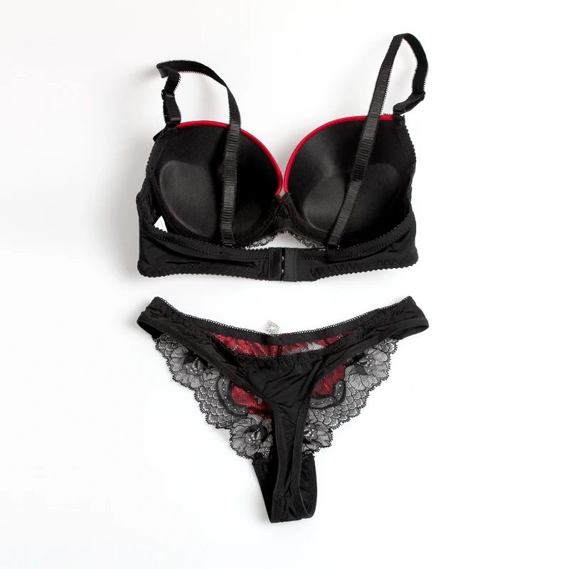 Комплект женского кружевного нижнего белья с чашками пуш ап|bra set|bra set brandbrand bra |