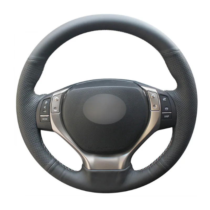 

DIY Sewing-on PU Leather Steering Wheel Cover Exact Fit For Lexus ES250 ES300h GS250 GS300h RX270 RX350