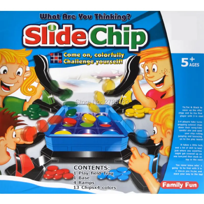 Famiglia Divertente Gioco Slide Chip Tiro Giocattolo Gioco