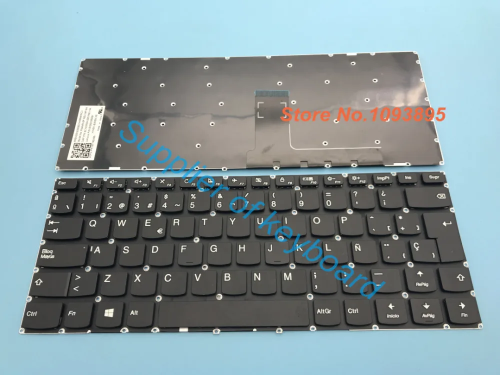 

Новинка для Lenovo Ideapad v110-14ast 310-14IKB 310-14ISK 310-14IAP клавиатура с испанской раскладкой без подсветки