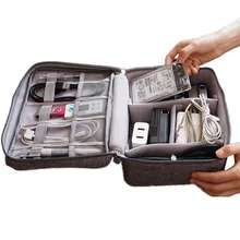 Дорожная сумка большой емкости для кабеля Ipad USB кабель для передачи данных провод для наушников внешний аккумулятор органайзер для путешествий цифровой гаджет сумка для хранения