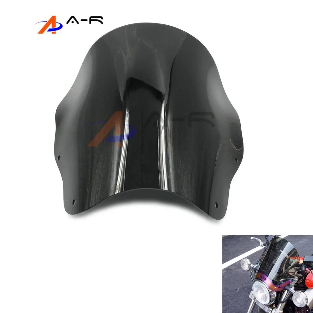 

For Yamaha V-MAX VMAX 1200 1985-2007 V-MAX1200 VMAX1200 85-07 Windshield WindScreen Window Glass Screen Wind Deflectors shield