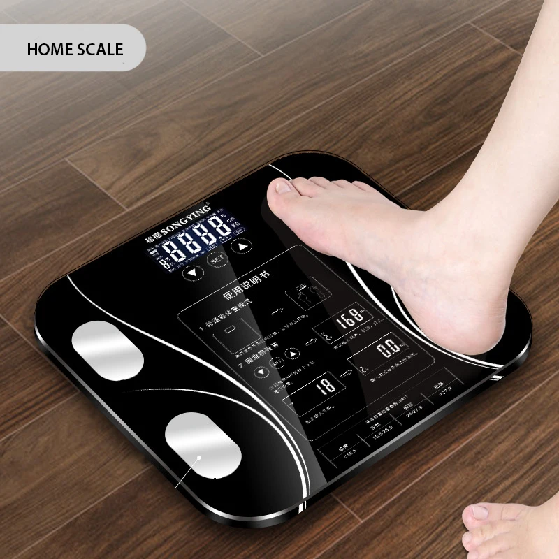 Digital BMI Scale Bluetooth Floor LCD