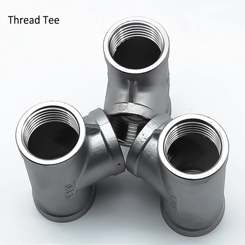 Санитарно 3 способ тройник 1/8 &quot1/4&quot 3/8 &quot1/2&quot Нержавеющая сталь SS304 штуцеры