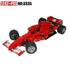 AIBOULLY 3335 Technic F1 Racer детские конструкторы игрушки для детей игра автомобиль Формулы 1 совместим с AIBOULLY 8674