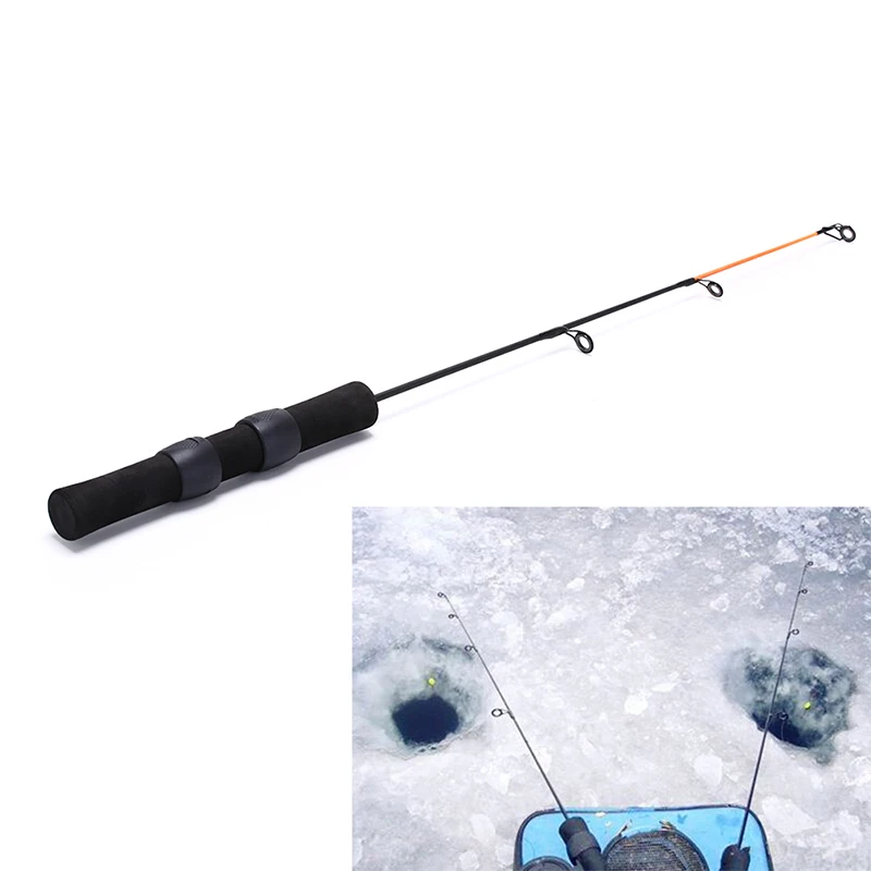 1PC Mini Telescopic Ice Fishing Rod Ice Winter Ultra Light Foam Handle