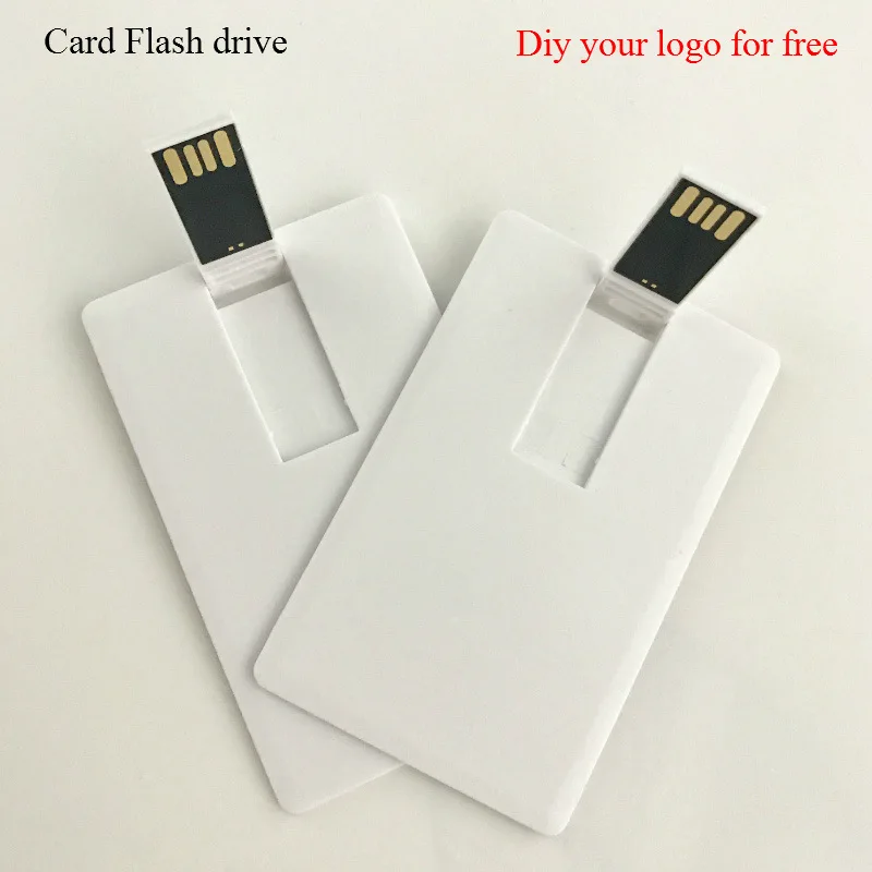Белая кредитная карта usb палочки на заказ фото печать логотипа компании подарок 4