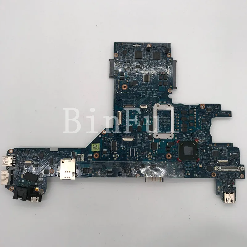Материнская плата для ноутбука Latitude E6330 с процессором SR0MY материнская 02790Y 2790Y QAL70