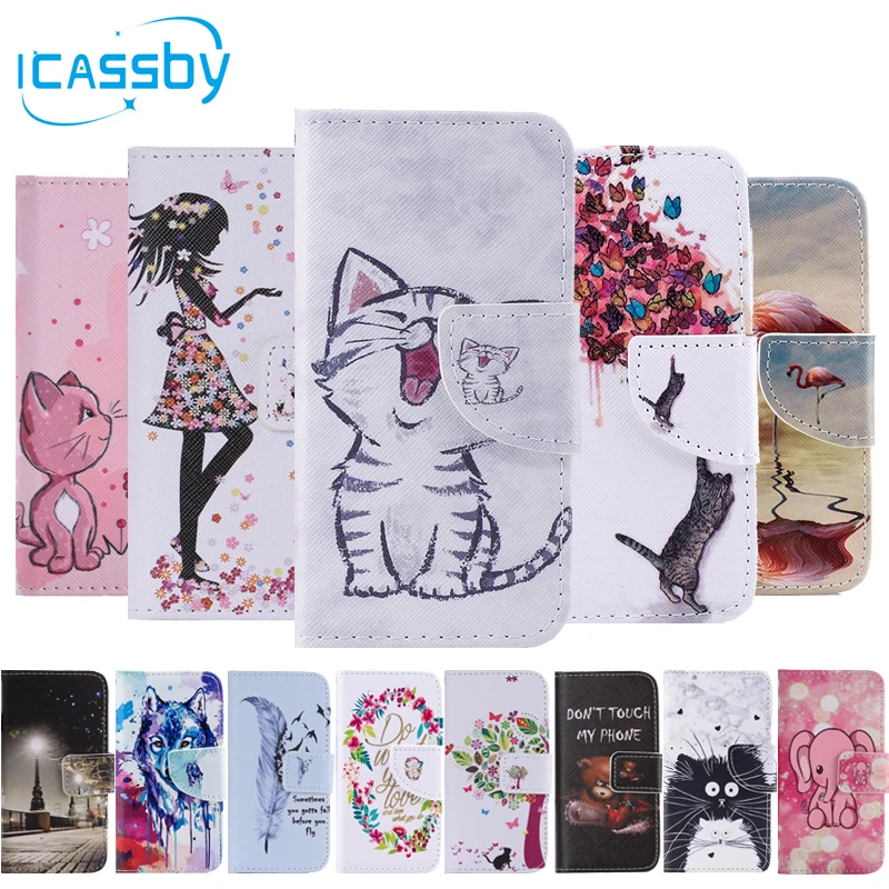 

Flip Book Case For Coque Samsung Galaxy S8 Cute Cat Flamingo PU Leather Wallet Phone Cover For Samsung S8 G950 G950f Case Etui
