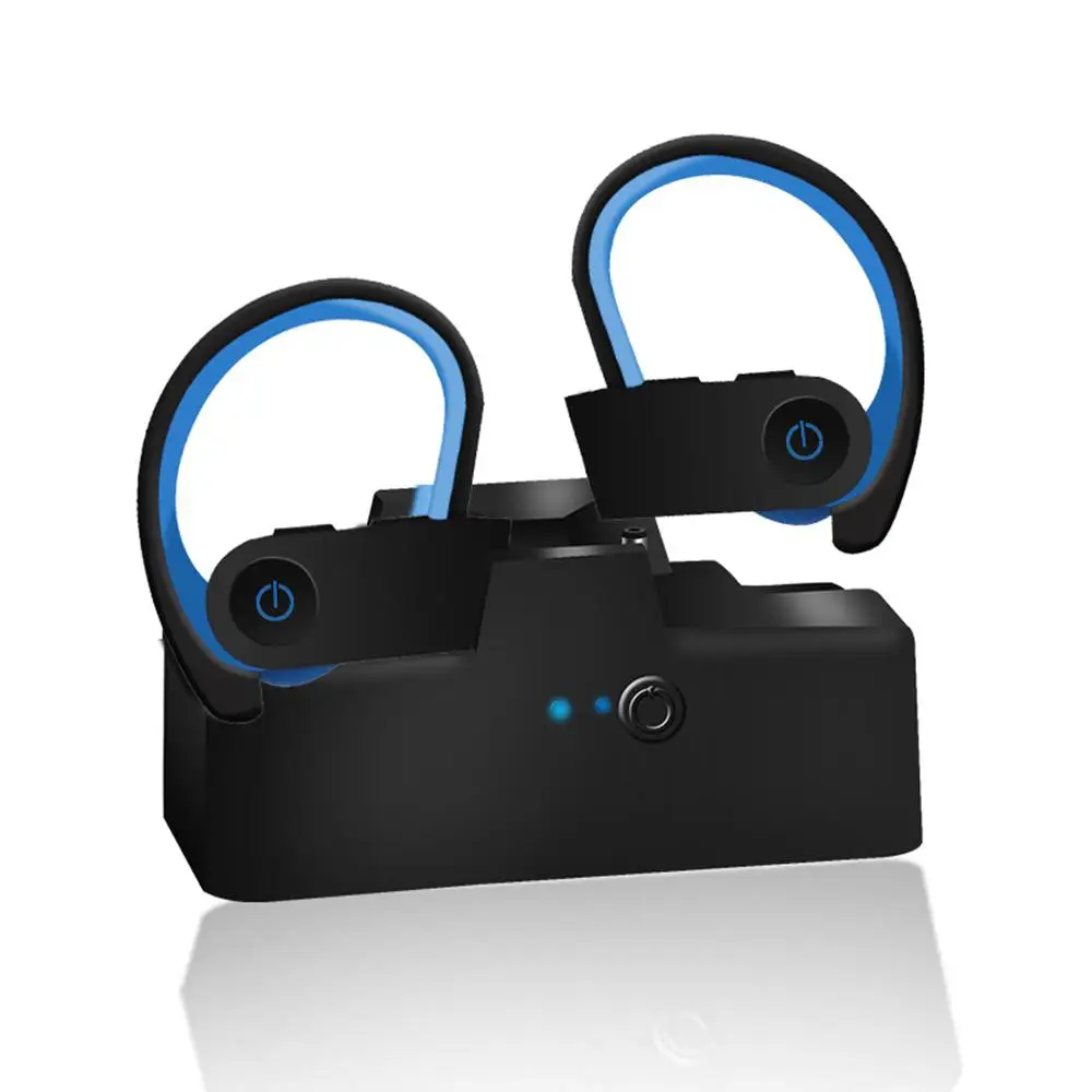 TWS 6 Беспроводные Bluetooth 5 0 наушники стерео настоящие для бега Спортивная гарнитура