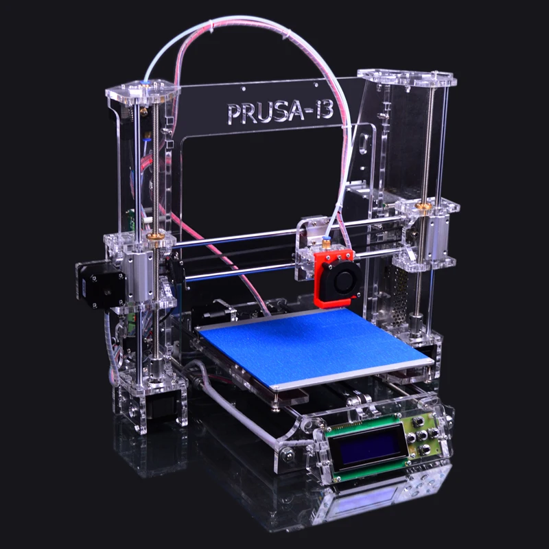 Newest 3D Printer Diy Kit Full acrylic Upgraded Prusa-i3 802Y High Precision Reprap kits Transparent