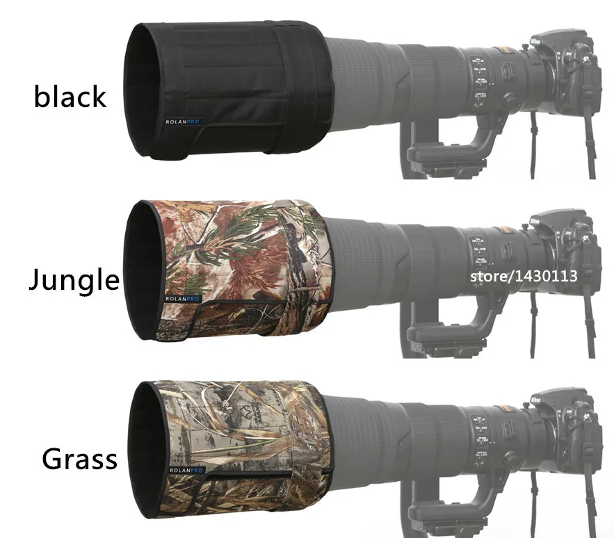 ROLANPRO Lens Hood Telephoto Lens Folding Hood for Canon Nikon Sigma Tamron 500mm f/4 SLR (M) Camouflage Black ROLANPRO Lens Hood Telephoto Lens Folding Hood for Canon Nikon Sigma Tamron 500mm f/4 SLR (M) Camouflage Black