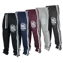 Модные мужские спортивные штаны для бега, фитнеса, с буквенным принтом, мужские повседневные свободные спортивные брюки, брюки с полосой сбоку, джоггеры высокого качества