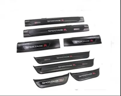 

Decorative accessories of stainless steel doorsill for Kia Sportage Welcome Scooter door pedal in 2018