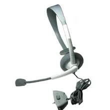 Белые высококачественные наушники с микрофоном для Microsoft Xbox 360 в режиме реального времени