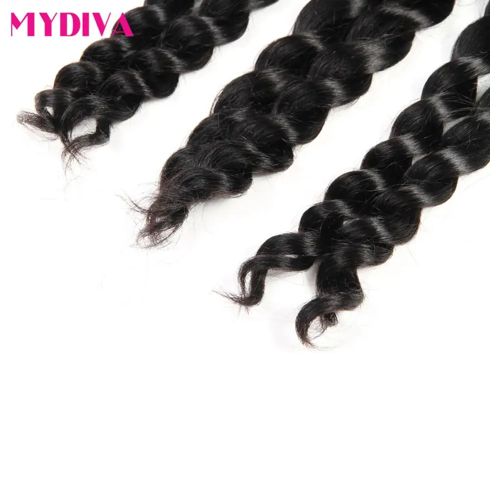 Peruvian Loose Wave French Twist Human Hair 4 Bundles 7a