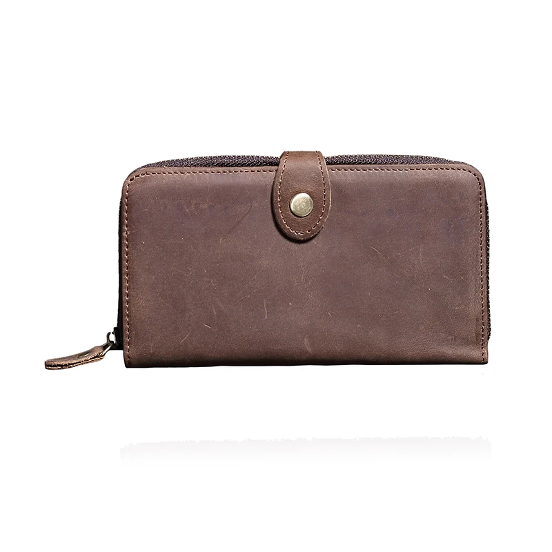 

Fashion Brand Genuine Leather Men Wallet Many Card Position Wallet For Men Men Long Purse Men Haso Wallet