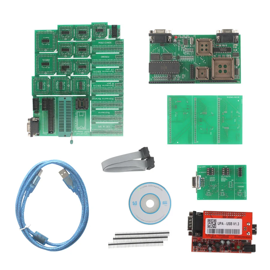 

UPA Programmer V1.3 UPA USB V1.3.0.14 Full Version Full Set 25 Adapters Including TSM & NEC