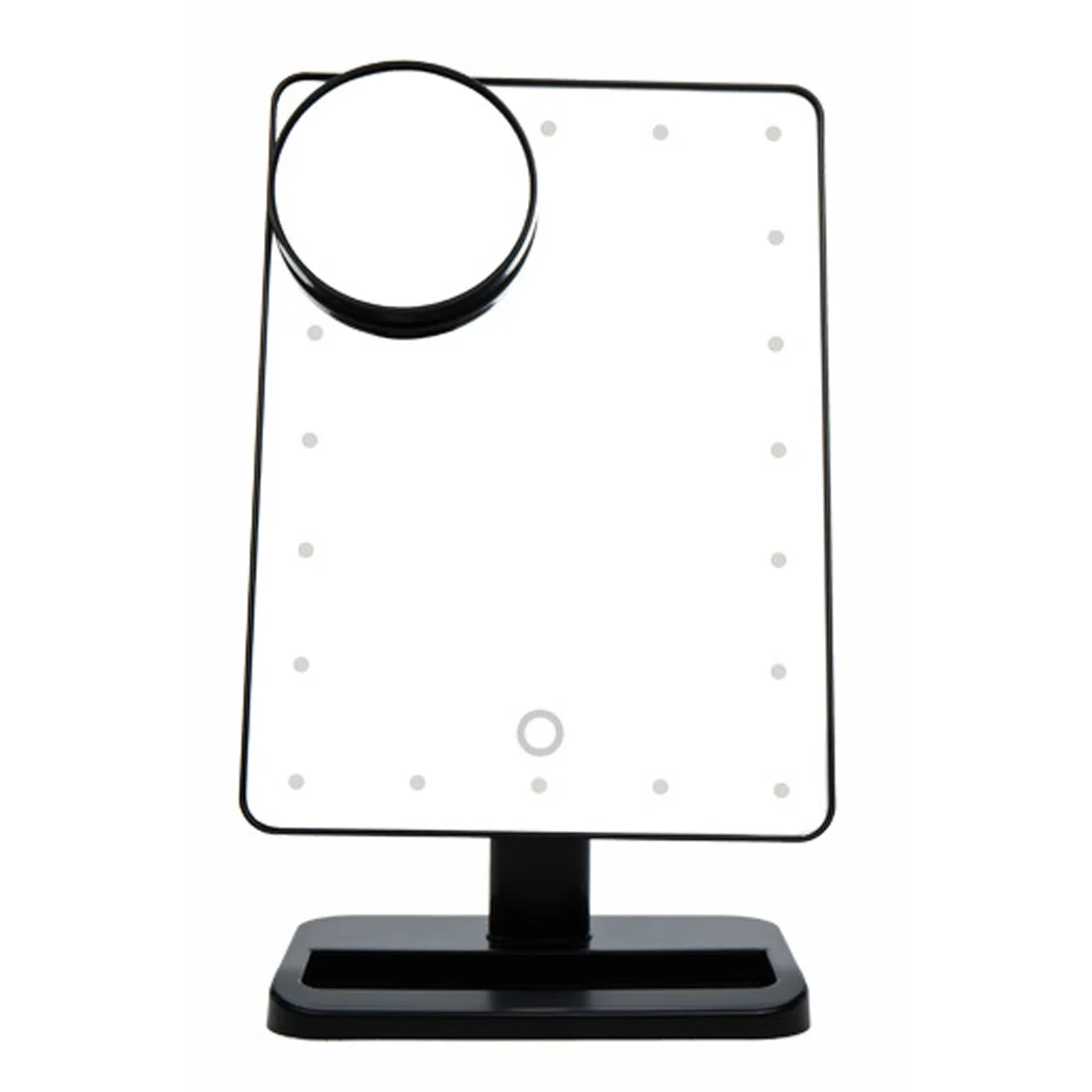 

ABS Super 20 LEDs Lighted Makeup Mirror Bluetooth Speaker Magnifying Vanity Tabletop Lamp Cosmetic Mirror