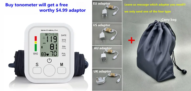 Дешево Медицинское оборудование, тонометр, цифровой натяжитель верхней руки, измеритель артериального давления, прибор для измерения артериально...